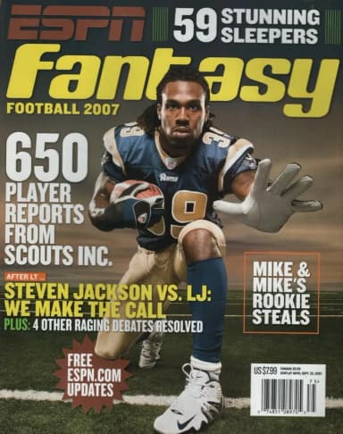 Steven Jackson on the ESPN 2007 cover